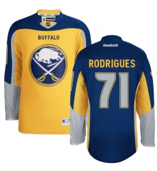 Youth Reebok Buffalo Sabres #71 Evan Rodrigues Authentic Gold Third NHL Jersey