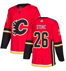 Youth Adidas Calgary Flames #26 Michael Stone Premier Red Home NHL Jersey