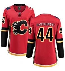 Women's Calgary Flames #44 Matt Bartkowski Fanatics Branded Red Home Breakaway NHL Jersey