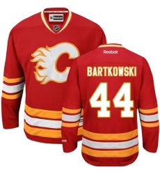 Youth Reebok Calgary Flames #44 Matt Bartkowski Authentic Red Third NHL Jersey