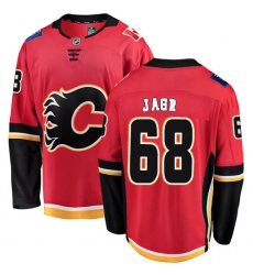 Men's Calgary Flames #68 Jaromir Jagr Fanatics Branded Red Home Breakaway NHL Jersey