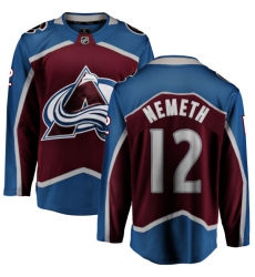 Men's Colorado Avalanche #12 Patrik Nemeth Fanatics Branded Maroon Home Breakaway NHL Jersey