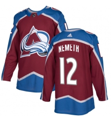 Youth Adidas Colorado Avalanche #12 Patrik Nemeth Premier Burgundy Red Home NHL Jersey