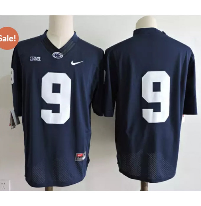 Men Penn State Nittany Lions #9 Blue Jersey