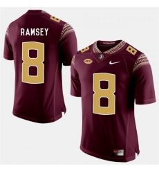 Florida State Seminoles #8 Jalen Ramsey Garnet Stitched Football Jersey