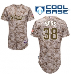 Men's Majestic San Diego Padres #38 Tyson Ross Replica Camo Alternate 2 Cool Base MLB Jersey