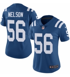 Women's Nike Indianapolis Colts #56 Quenton Nelson Royal Blue Team Color Vapor Untouchable Limited Player NFL Jersey Women's Nike Indianapolis Colts #56 Quenton Nelson Royal Blue Team Color Vapor Untouchable Limited Player NFL Jersey