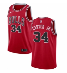 Women's Nike Chicago Bulls #34 Wendell Carter Jr. Swingman Red NBA Jersey - Icon Edition