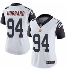 Women's Nike Cincinnati Bengals #94 Sam Hubbard Limited White Rush Vapor Untouchable NFL Jersey