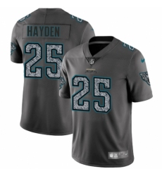 Men's Nike Jacksonville Jaguars #25 D.J. Hayden Gray Static Vapor Untouchable Limited NFL Jersey