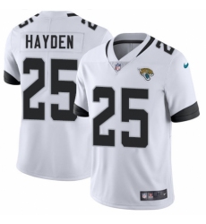 Men's Nike Jacksonville Jaguars #25 D.J. Hayden White Vapor Untouchable Limited Player NFL Jersey