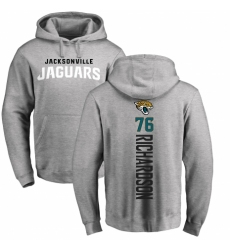 NFL Nike Jacksonville Jaguars #76 Will Richardson Ash Backer Pullover Hoodie
