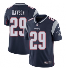 Men's Nike New England Patriots #29 Duke Dawson Navy Blue Team Color Vapor Untouchable Limited Player NFL Jersey
