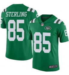 Youth Nike New York Jets #85 Neal Sterling Limited Green Rush Vapor Untouchable NFL Jersey