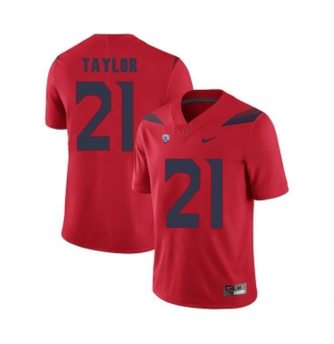 Arizona Wildcats 21 J.J. Taylor Red College Football Jersey