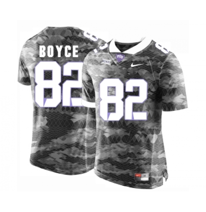 TCU Horned Frogs 82 Josh Boyce Gray College Football Limited Jersey