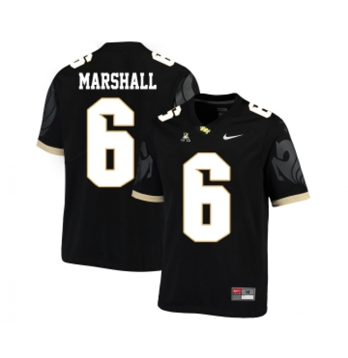 UCF Knights 6 Brandon Marshall Black College Football Jersey