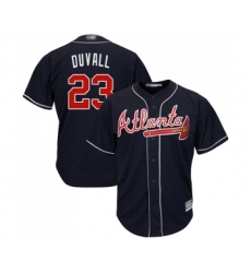 Youth Atlanta Braves #23 Adam Duvall Replica Blue Alternate Road Cool Base Baseball Jersey