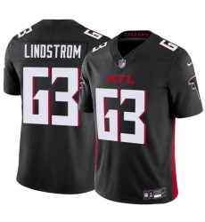 Men's Atlanta Falcons #63 Chris Lindstrom Black 2025 F.U.S.E. Vapor Untouchable Limited Football Stitched Jersey