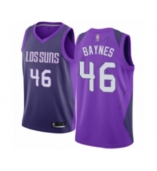 Women's Phoenix Suns #46 Aron Baynes Swingman Purple Basketball Jersey - City Edition
