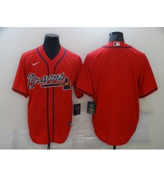 Men's Nike Atlanta Braves Blank Red Jersey 