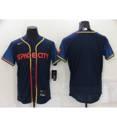 Men's Houston Astros Blank Nike Navy 2022 City Connect Player Jersey