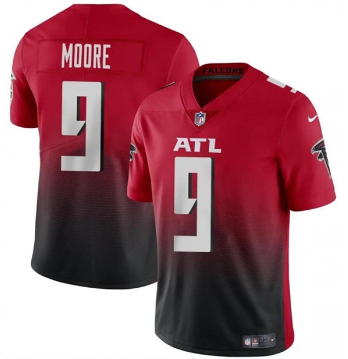 Youth Atlanta Falcons #9 Rondale Moore Red Black Vapor Untouchable Limited Stitched Jersey