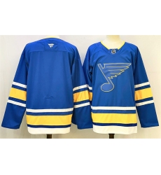 Men's St. Louis Blues Blank Blue 2025 Stitched Hockey Jersey