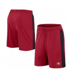 Men's San Francisco 49ers Red Performance Shorts