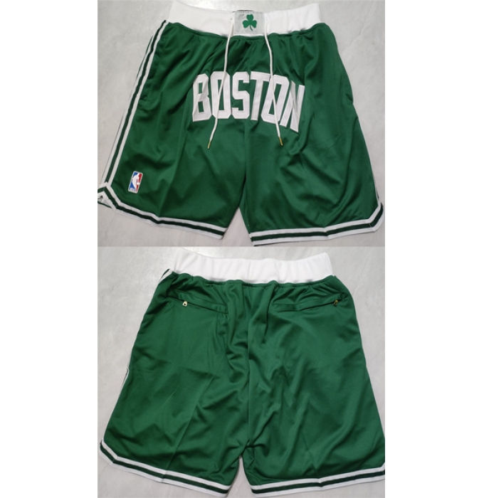 Men's Boston Celtics Green Shorts