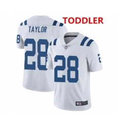 Toddler indianapolis colts #28 jonathan taylor white stitched nike jersey