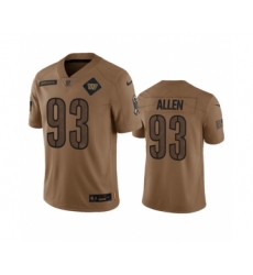 Men's Nike Washington Commanders #93 Jonathan Allen 2023 Brown Salute To Service Limited Football Stitched Jersey