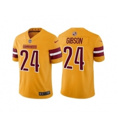 Men's Washington Commanders #24 Antonio Gibson Gold Vapor Untouchable Stitched Football Jersey