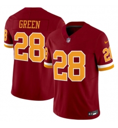 Men's Washington Commanders #28 Darrell Green Burgundy 2025 F.U.S.E. Throwback Limited Football Stitched Jersey
