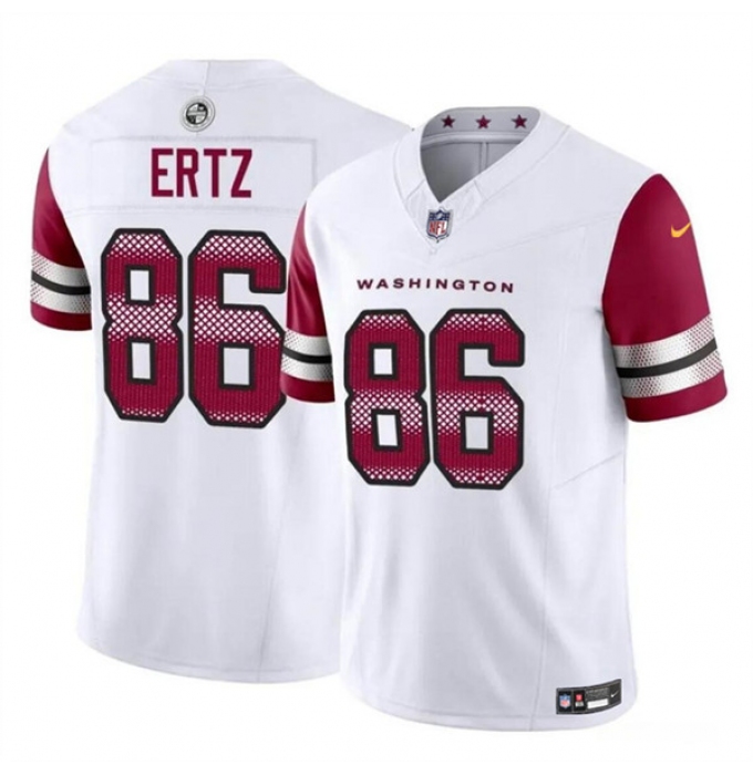 Youth Washington Commanders #86 Zach Ertz White 2023 F.U.S.E. Vapor Limited Stitched Football Jersey