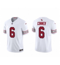Men's Nike Arizona Cardinals #6 James Conner White 2023 F.U.S.E. Vapor Untouchable F.U.S.E. Limited Football Stitched Jersey
