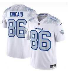 Men's Buffalo Bills #86 Dalton Kincaid White 2025 F.U.S.E. “Rivalries” Vapor Limited Football Stitched Jersey