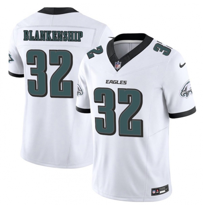 Men's Philadelphia Eagles #32 Reed Blankenship White 2025 F.U.S.E. Vapor Untouchable Limited Football Stitched Jersey