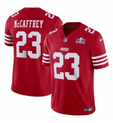 Youth San Francisco 49ers #23 Christian McCaffrey Red 2023 F U S E Vapor Untouchable Limited Stitched Football 2024 Super Bowl LVIII Jersey Youth San Francisco 49ers #23 Christian McCaffrey Red 2023 F U S E Vapor Untouchable Limited Stitched Football 2024 Super Bowl LVIII Jersey