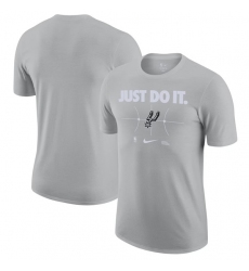 Men's San Antonio Spurs Gray Just Do It T-Shirt
