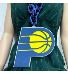 Indianna Pacers Fan Chain, NBA fans, Team Logo Big necklace,  large  pendant, Medal gift clothing tag Accessories