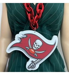 Tampa Bay Buccaneers Fan Chain, NFL fans, Team Logo Big necklace,  large  pendant, Medal gift clothing tag Accessories