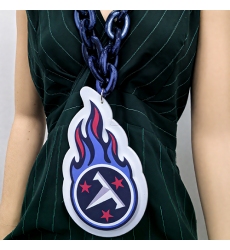 Tennessee Titans Fan Chain, NFL fans, Team Logo Big necklace,  large  pendant, Medal gift clothing tag Accessories