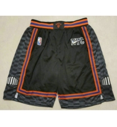 Men's New York Knicks Black Diamond 2022 City Edition Swingman Stitched Shorts