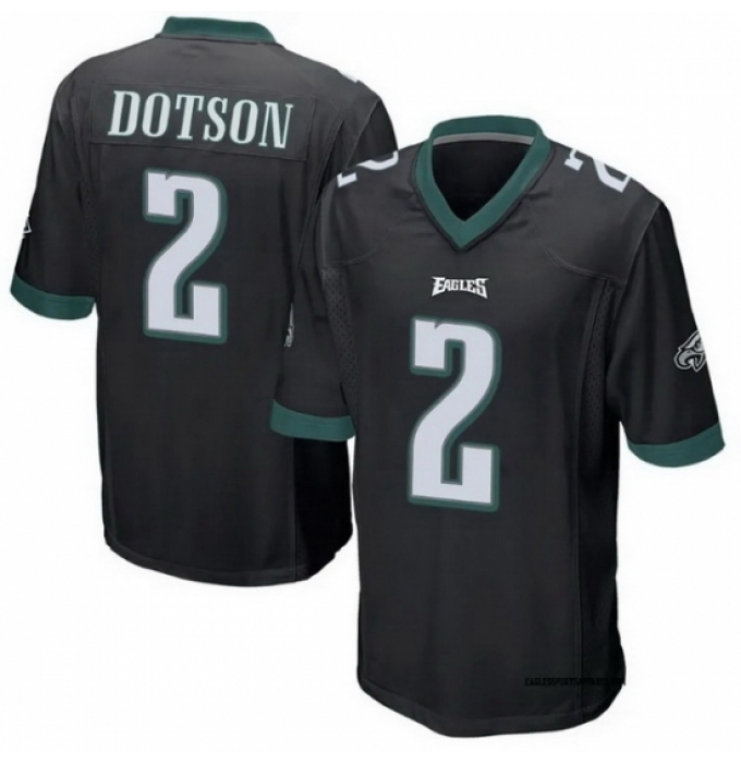 Youth Philadelphia Eagles #2 Jahan Dotson Black 2025 New F U S E Vapor Untouchable Limited Stitched Football Jersey