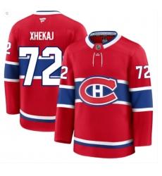 Men's Montreal Canadiens #72 Arber Xheka Fanatics Premium Home Jersey