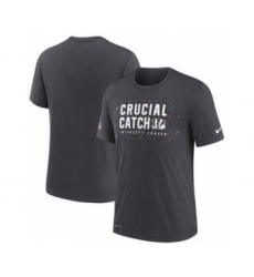 Men's Cincinnati Bengals Charcoal 2021 Crucial Catch Performance T-Shirt