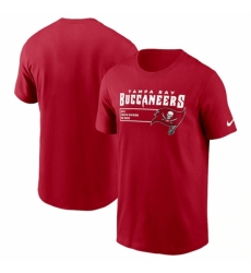 Men's Tampa Bay Buccaneers Red Division Essential T Shirt