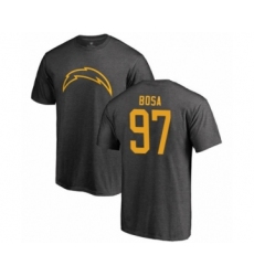 Football Los Angeles Chargers #97 Joey Bosa Ash One Color T-Shirt