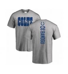 Football Indianapolis Colts #52 Ben Banogu Ash Backer T-Shirt